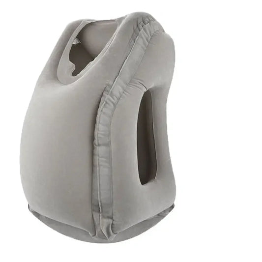 Inflatable Travel Pillow with Headrest